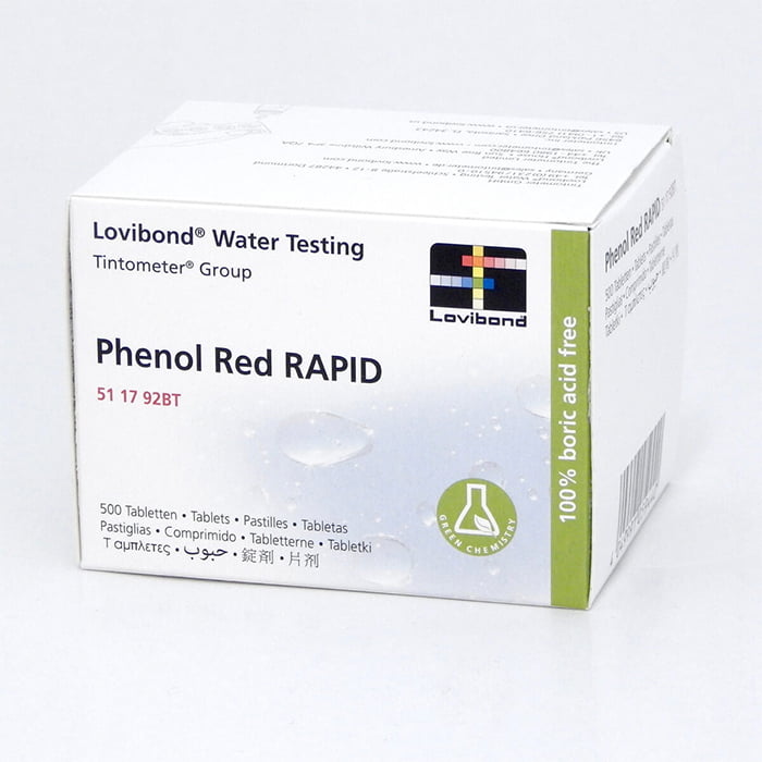 Reagent Phenol Red Rapid Manual pH Testing Tablets - 511792BT | HS Code-38220000