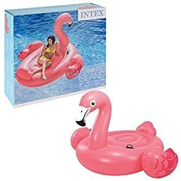 Intex Giant Mega Inflatable Flamingo Island Pool Float - 56288 Intex Giant Mega Inflatable Flamingo Island Pool Float - 56288
