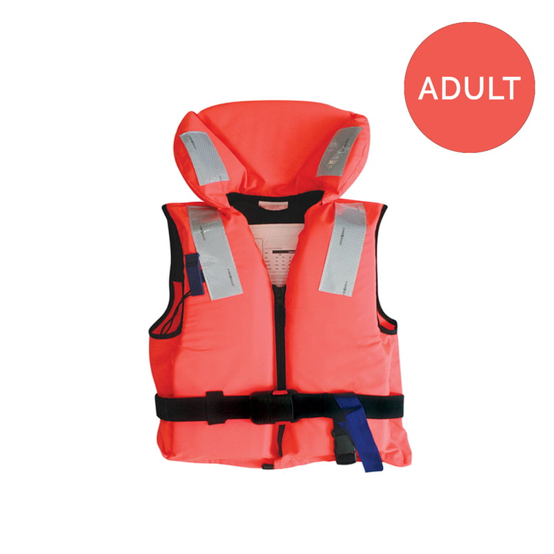 Adult Life Jacket - Size M/L/XL (40-120kg) | HS Code 63072000