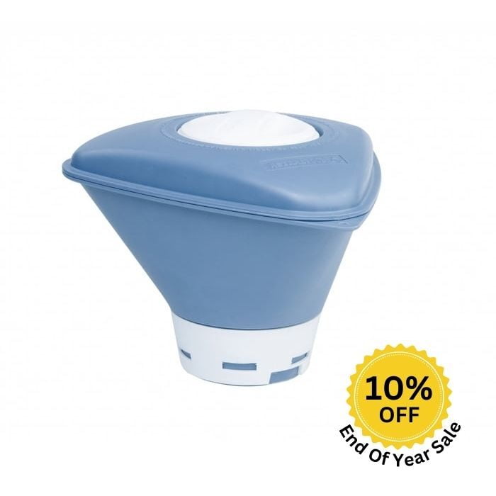 Floating Chlorine Dispenser | Blue and White Floating Chlorine Dispenser | Blue and White