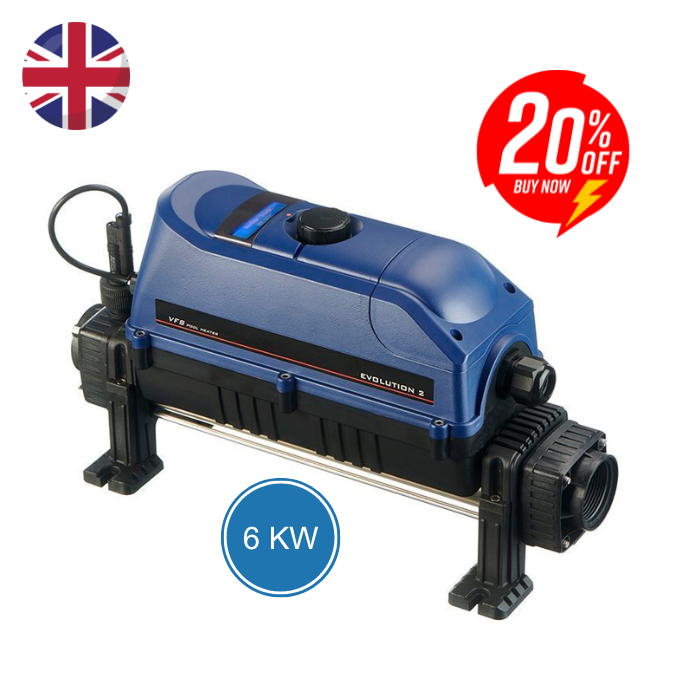 Fully Titanium Heater 6 kW Evolution 2 Series | E2-V-6 | Elecro Fully Titanium Heater 6 kW Evolution 2 Series | E2-V-6 | Elecro