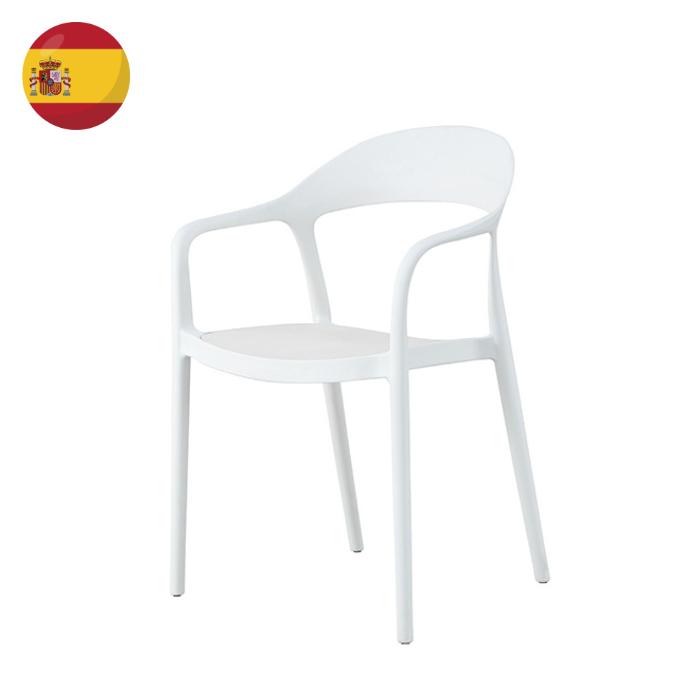 Duna Chair | White | DUS/BL | Balliu