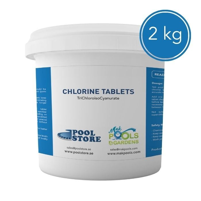 TCCA Chlorine Tablets | 2 Kgs Bucket | HS Code: 29336900 | Brand: Generic | Origin: China