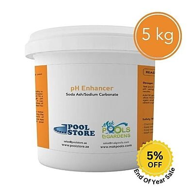 pH Enhancer | Soda Ash/Sodium Carbonate | 5 Kg Bucket