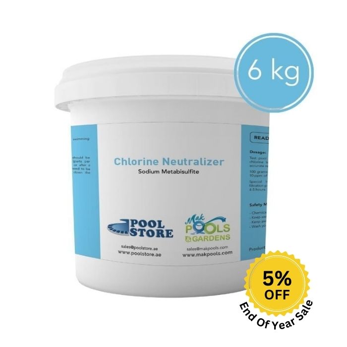 Chlorine Neutralizer | Sodium Metabisulfite | 6 Kg Bucket