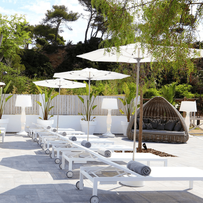 Ocean Sun Umbrella | White Fabric | 200 cm Dia | OCP-20-07/00 | Balliu Ocean Sun Umbrella | White Fabric | 200 cm Dia | OCP-20-07/00 | Balliu