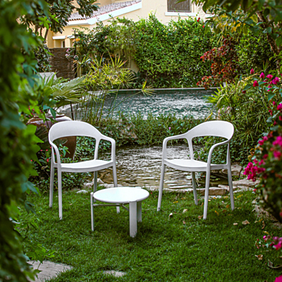 Noa Mini Table | White Texurized | NOM/BLT | Balliu