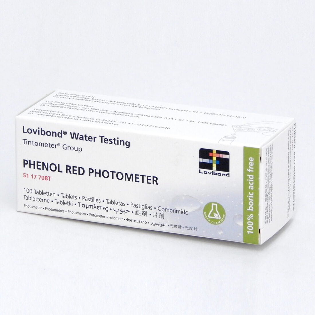 Phenol Red Photometer Reagent Water Testing Kit PoolStore.ae