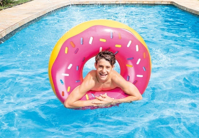 Intex Pink Frosted Donut Tube - 56256 Intex Pink Frosted Donut Tube - 56256
