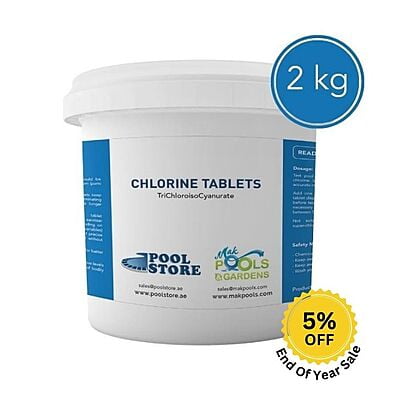 Chlorine Tablets | TCCA | 2 Kg Bucket