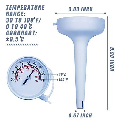 Top Dial Pool Thermometer | T699 | PRO POOL PRO