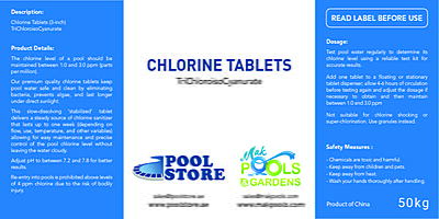 Chlorine Tablets | TCCA | 50 Kg Drum Chlorine Tablets | TCCA | 50 Kg Drum