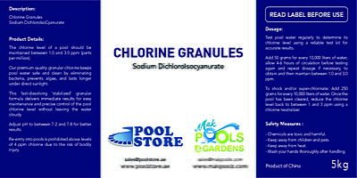 Chlorine Granules | SDIC | 5 Kg Bucket Chlorine Granules | SDIC | 5 Kg Bucket