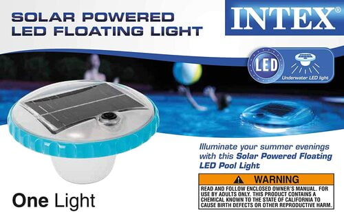 Intex Solar Floating Light - 28695 Intex Solar Floating Light - 28695