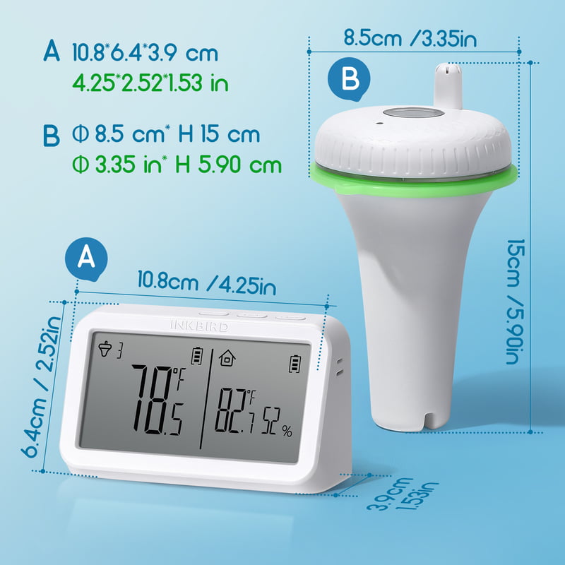 Pool Thermometer Wireless | IBS-P02R | Brand: INKBIRD