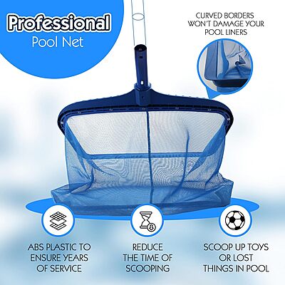 Heavy Duty Leaf Net | Blue | T55D | PRO POOL PRO