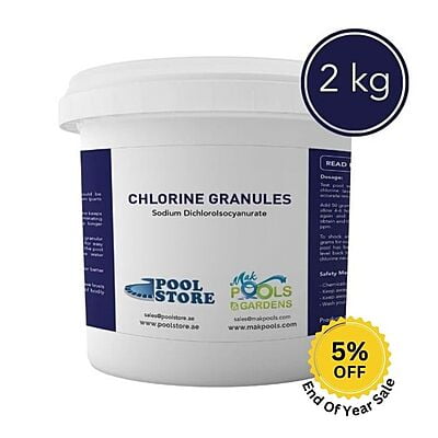 Chlorine Granules | SDIC | 2 Kg Bucket