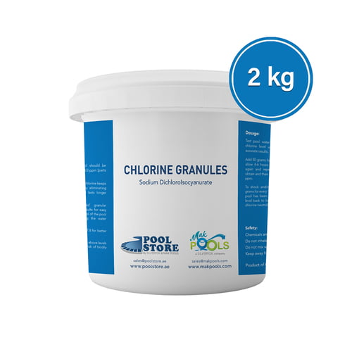 Chlorine Granules 2kgs - SDIC Chlorine Granules 2kgs - SDIC