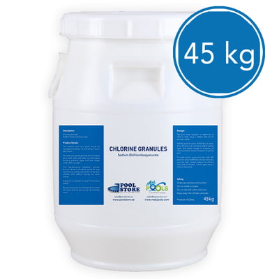 Chlorine Granules - 45kgs - SDIC Chlorine Granules - 45kgs - SDIC