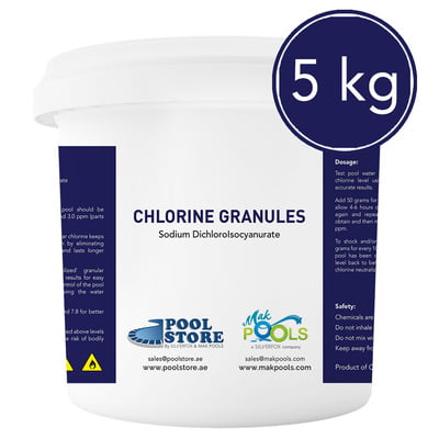 Chlorine Granules - 5kgs - SDIC Chlorine Granules - 5kgs - SDIC