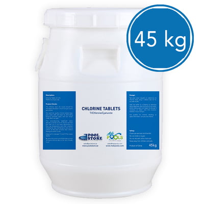 Chlorine Tablets 45kgs - TCCA Chlorine Tablets 45kgs - TCCA