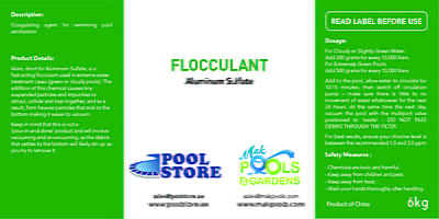Flocculant Aluminum Sulphate | 6 Kgs | HS Code: 28332200 | Brand: Generic | Origin: Turkey