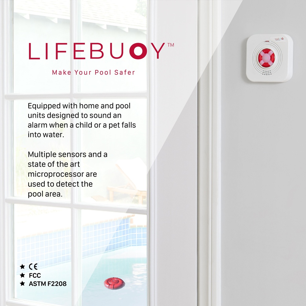 Lifebuoy Pool Alarm System | B07DJVWVF8