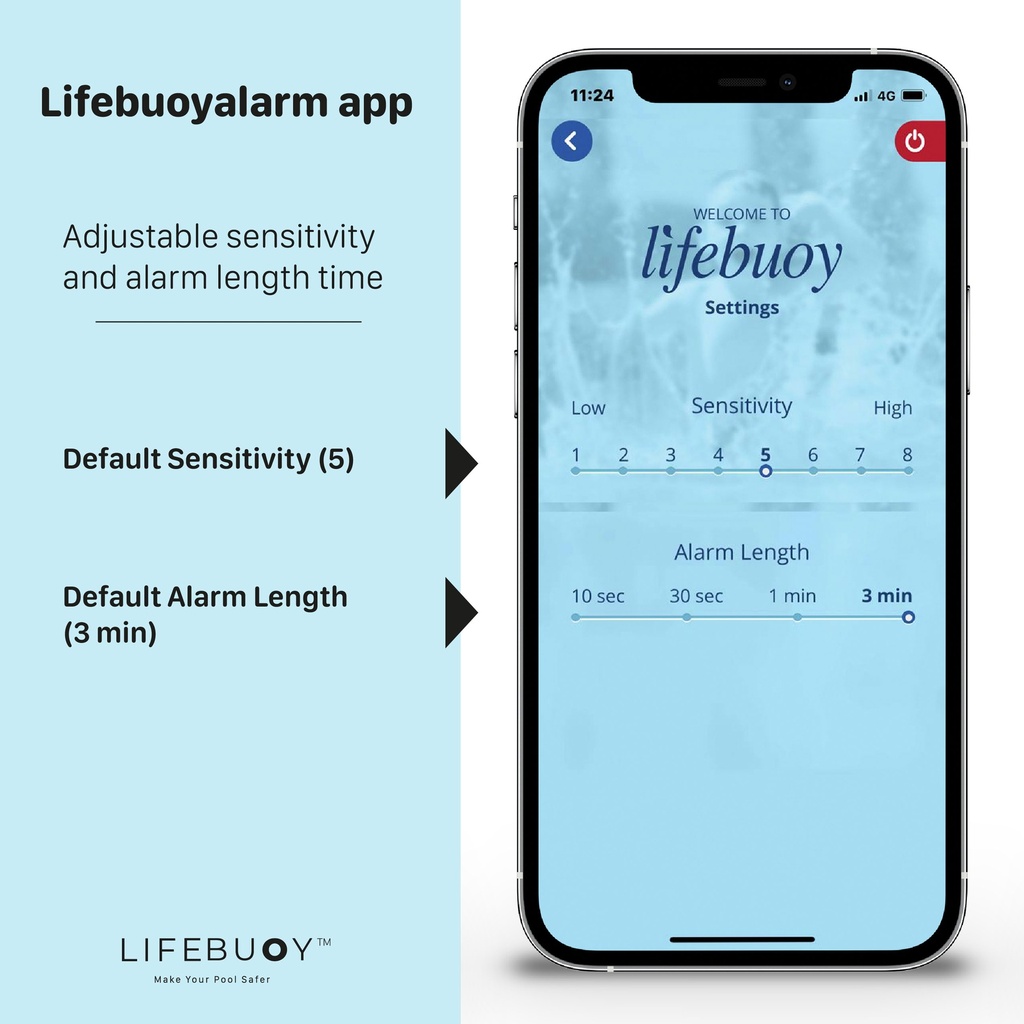 Lifebuoy Pool Alarm System | B07DJVWVF8