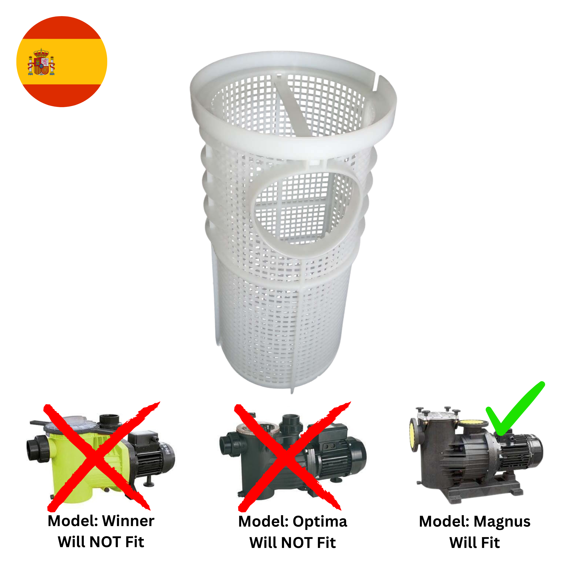 Pre-Filter Basket For Pump Magnus 4 | 4-10 HP | 92402051 Pre-Filter Basket For Pump Magnus 4 | 4-10 HP | 92402051