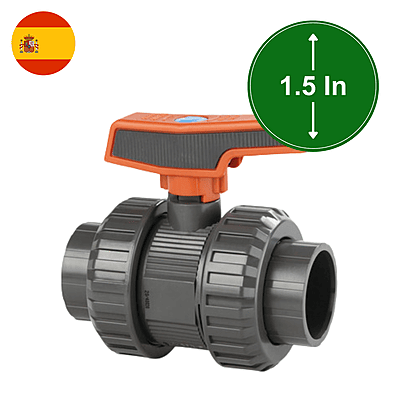 PVC Ball Valve Grey | 1.5 inch | 36545 | Cepex