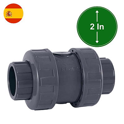 PVC Check Valve Grey | 2 Inch | 09115 | Cepex