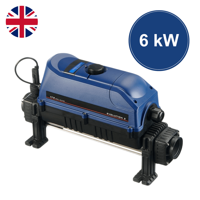 Fully Titanium Heater 6 kW Evolution 2 Series | E2-V-6 | Elecro Fully Titanium Heater 6 kW Evolution 2 Series | E2-V-6 | Elecro