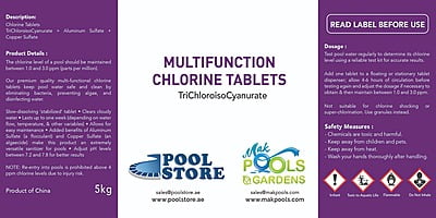 Multifunction Chlorine Tablets | 5 kg Bucket