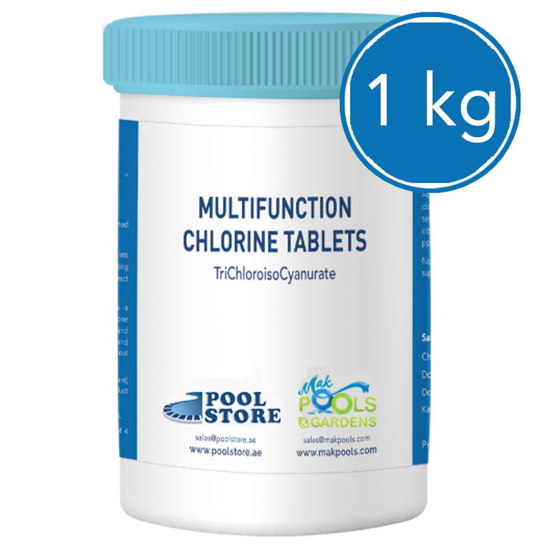 Multifunction Chlorine Tablets | 1 kg Tube | HS Code: 29336900 | Brand: Generic | Origin: China