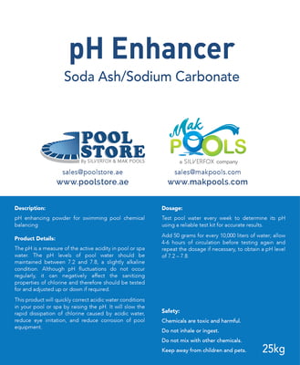 pH Enhancer 25kgs pH Enhancer 25kgs
