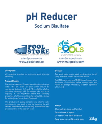 pH Reducer (pH-) 25kgs