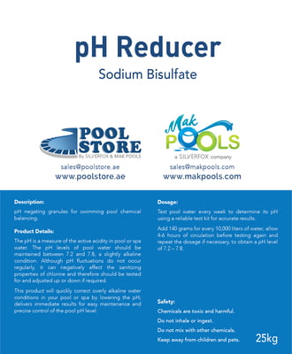 pH Reducer (pH-) 25kgs pH Reducer (pH-) 25kgs