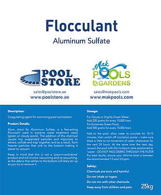 Flocculant Aluminum Sulphate | 25 Kg Bag | HS Code: 28332000 | Brand: Generic | Origin: Turkey